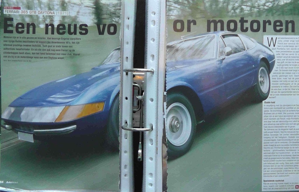 Ferrari 365 GTB 4 / Daytona (F101) ? 22x autotest lezen, Ophalen, Gelezen, Ferrari