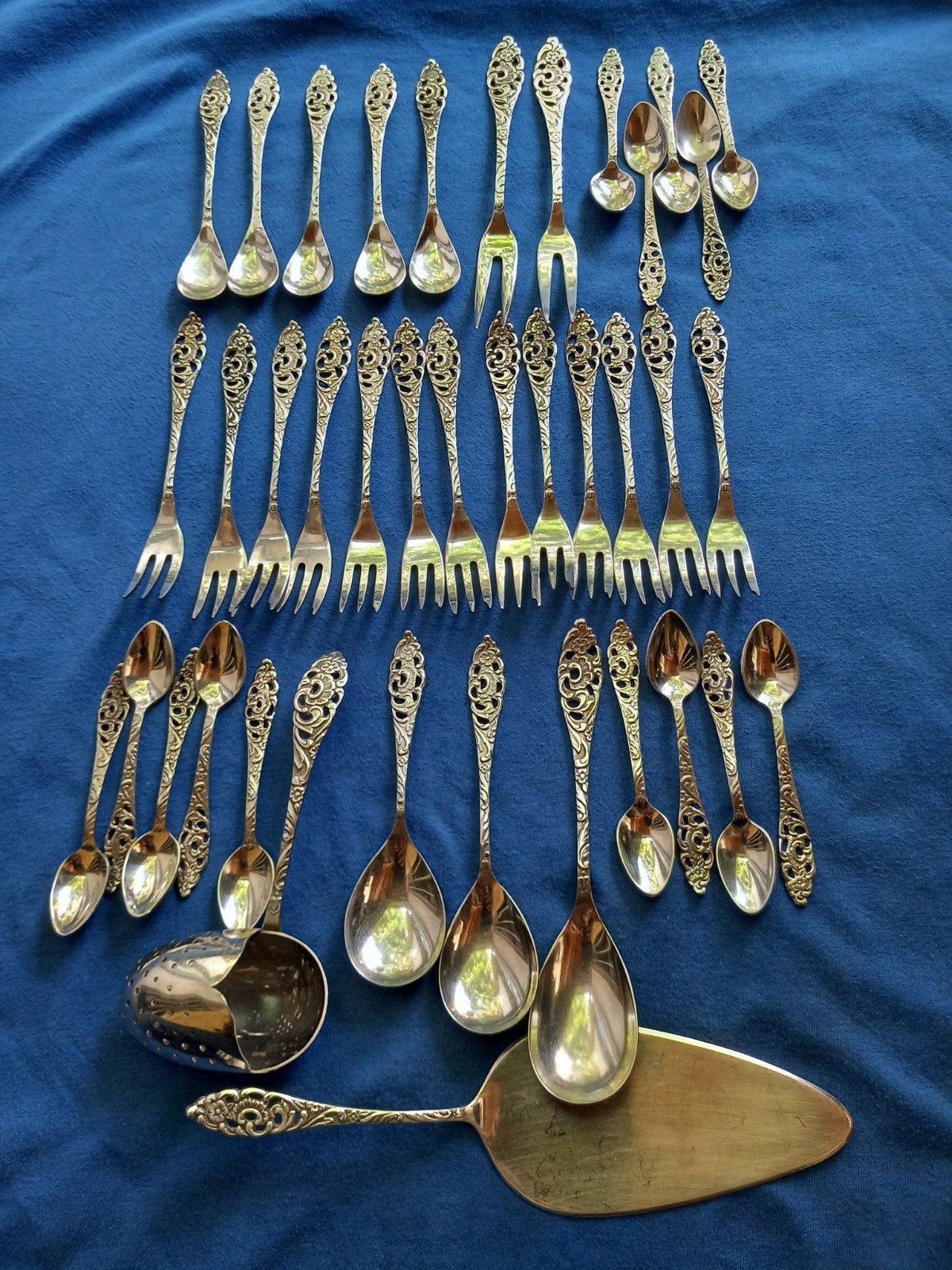 Prachtige uitgebreide set Sola verzilverd 90, Antiek en Kunst, Ophalen of Verzenden