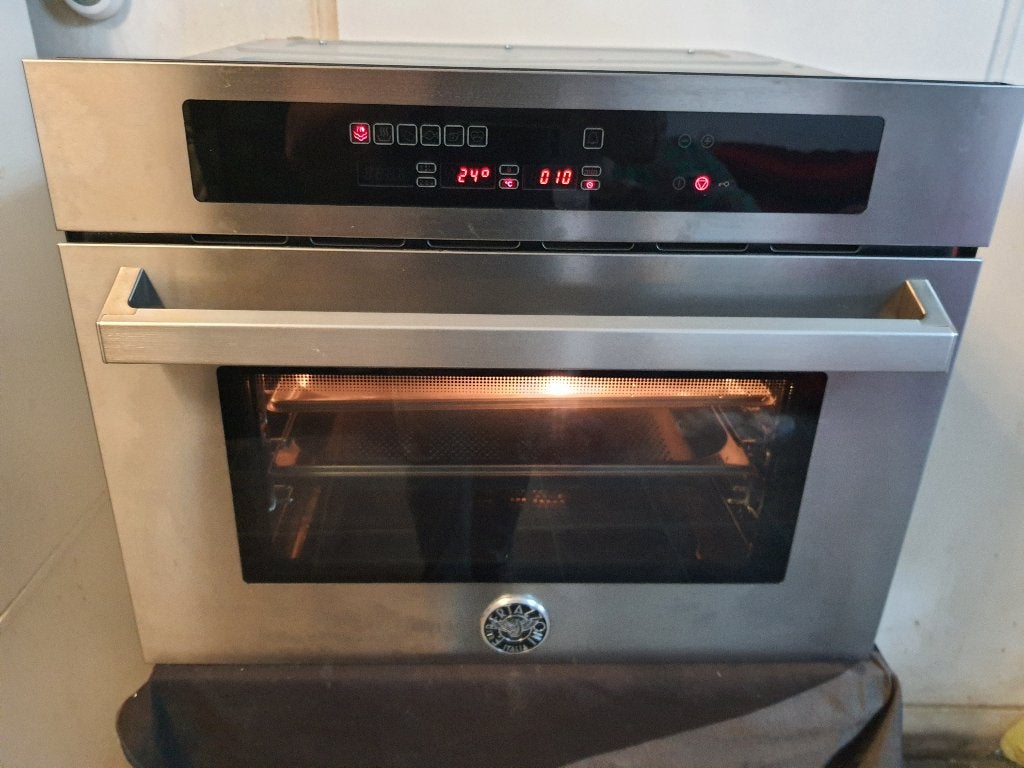Bertazzoni Inbouw stoomoven met touchbediening werkt super, Witgoed en Apparatuur, Ophalen, Vrijstaand, Stoomoven, Stoom