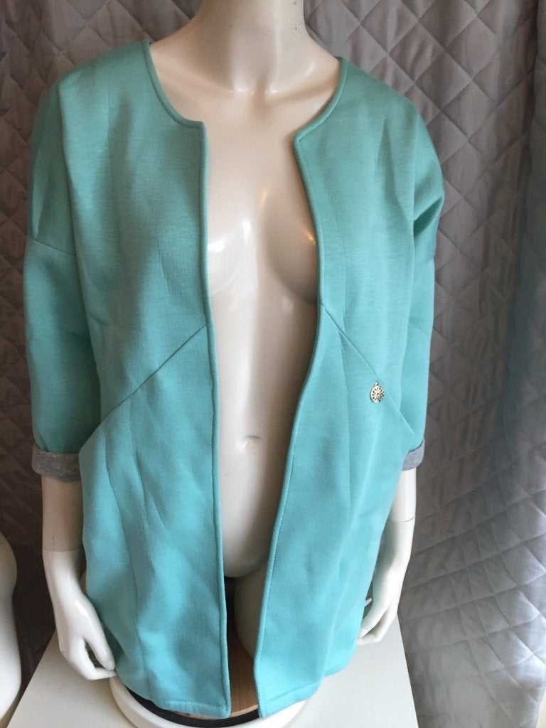 Jutka en Riska mint groen vest maat M (2b30), Tweedehands verkoop, Ophalen of Verzenden, Groen, Tweedehands verkoop