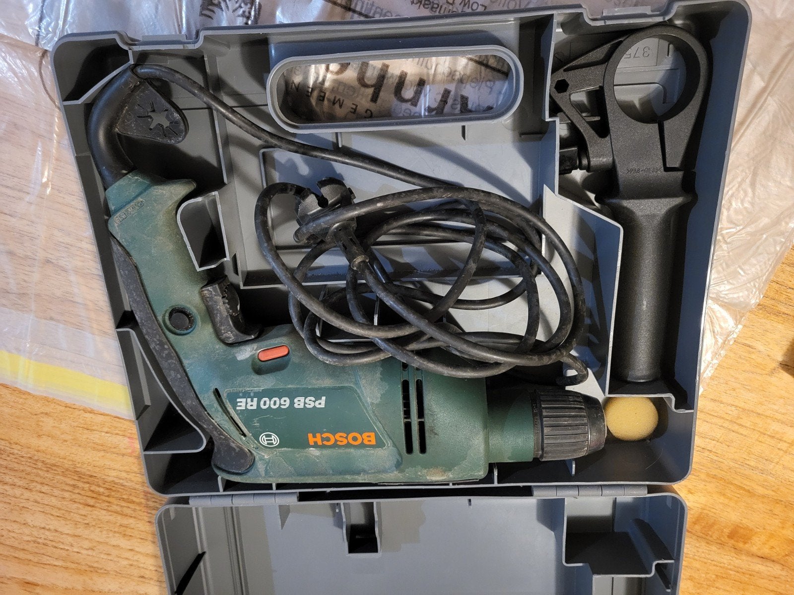 Bosch klop boormachine PSB 600 RE, Doe-het-zelf en Verbouw, Gereedschap | Boormachines, Ophalen of Verzenden, Gebruikt, Boormachine
