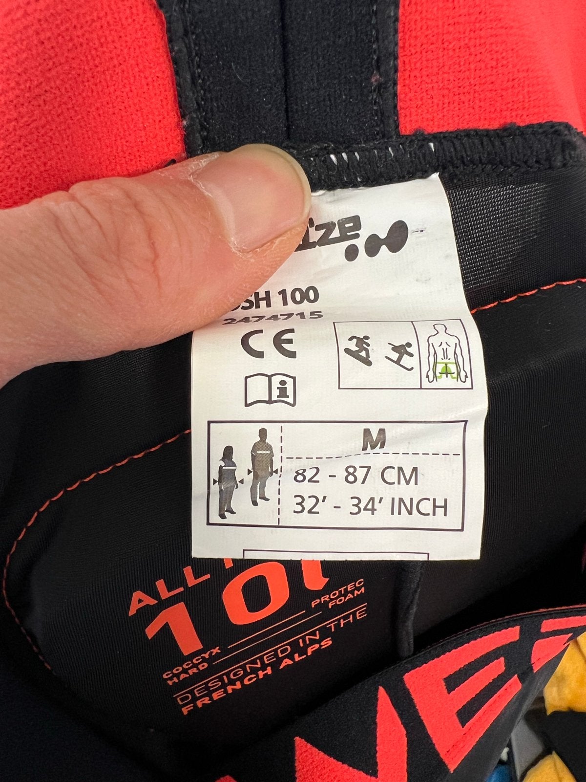 Wedze ski beschermbroek maat M, Ophalen of Verzenden, Zo goed als nieuw, Maat 38/40 (M), Broek