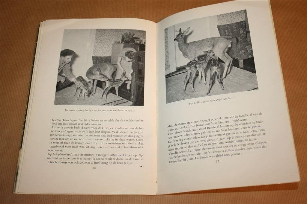 Hoe Bambi Opgroeide in een Deens Dorpje — Vintage 1954 Fotos, Ophalen of Verzenden, Gelezen