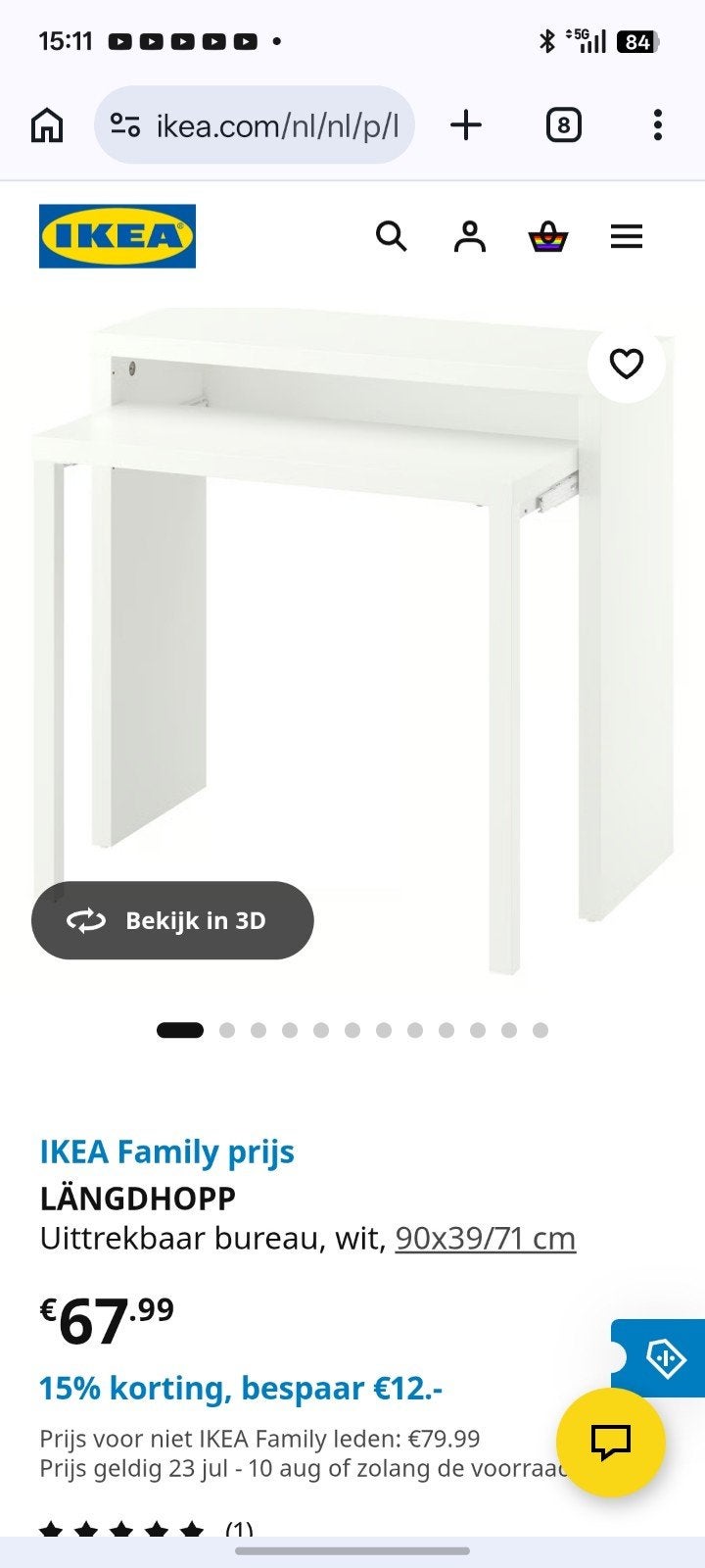 Gezocht: LÄNGDHOPP ikea in goede staat, Ophalen, Zo goed als nieuw