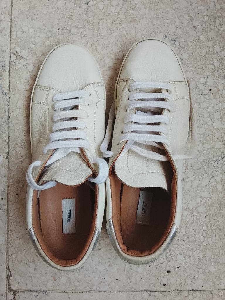 Lederen damesschoenen merk Closed maat 38, Ophalen of Verzenden, Sneakers of Gympen