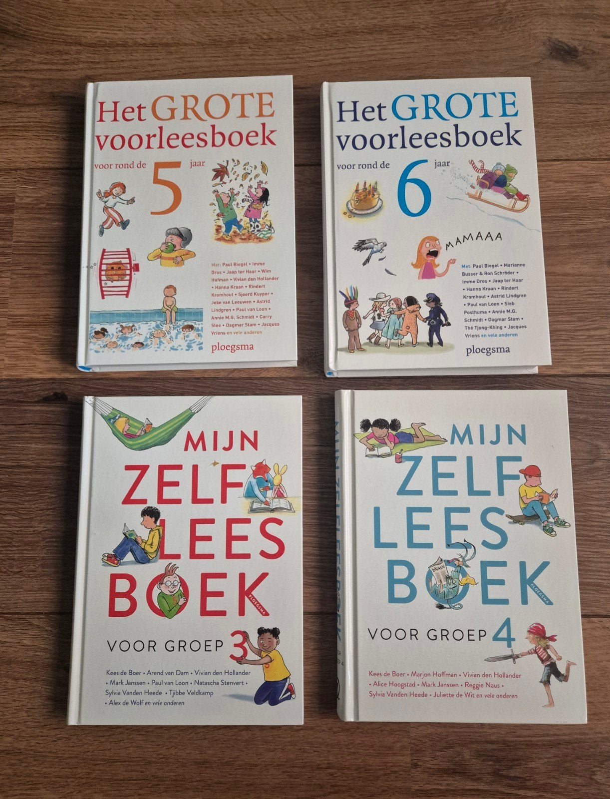 4 voorlees/zelfleesboeken hardcover, Boeken, Ophalen of Verzenden, Gelezen, Fictie algemeen