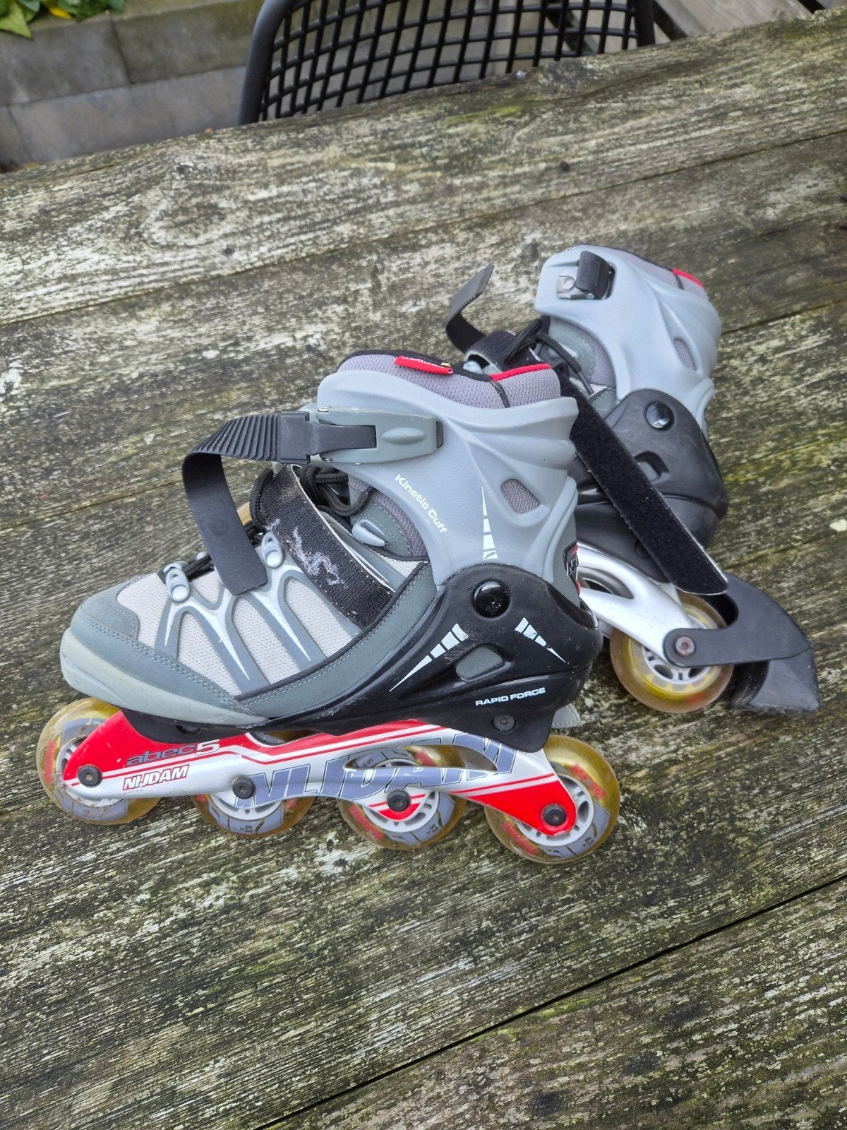 Nijdam inline skates / skeelers - Maat 40 - ABEC 5, Sport en Fitness, Ophalen of Verzenden, Gebruikt