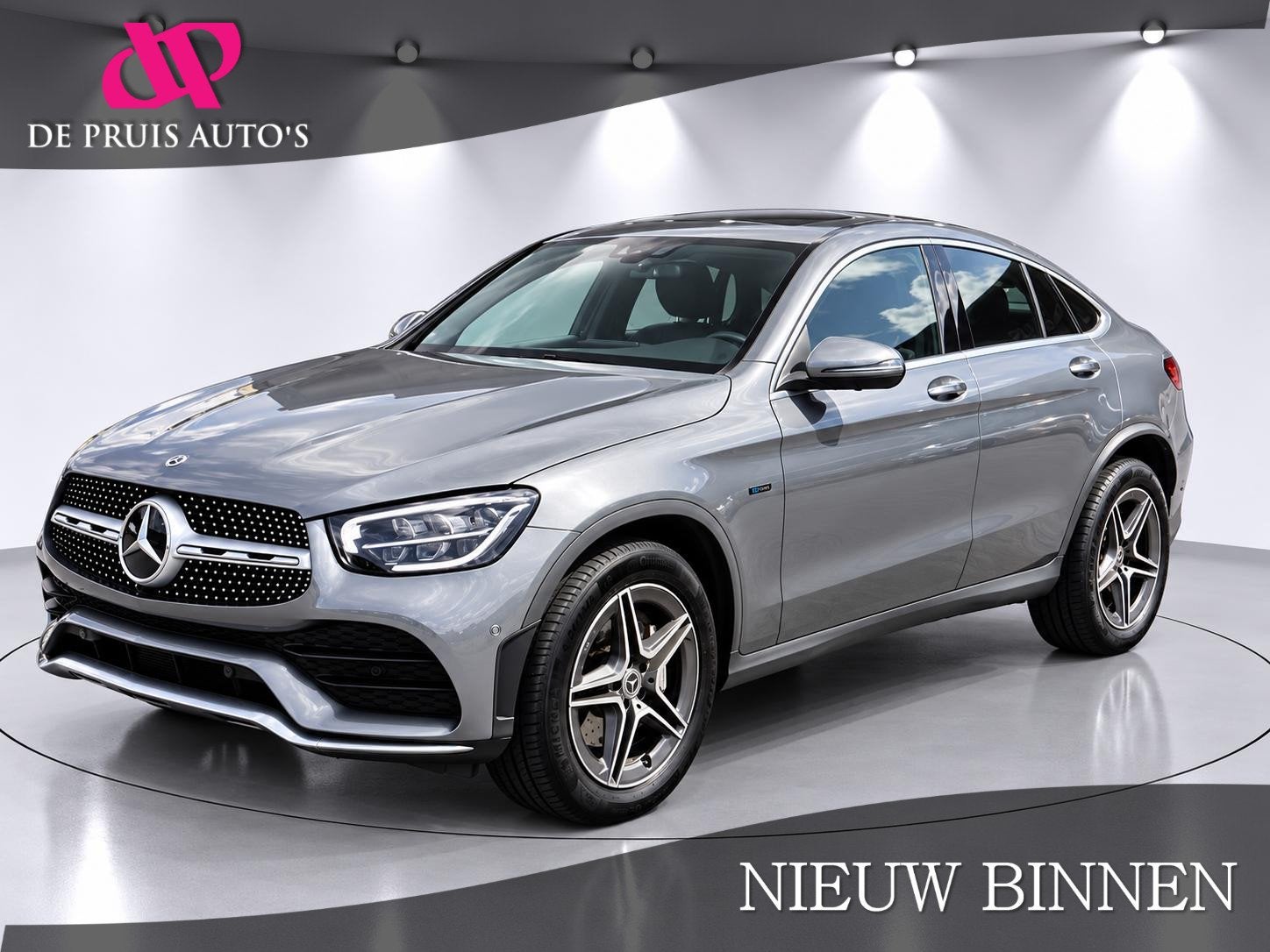 Mercedes-Benz GLC-klasse Coupé 300e 4MATIC AMG 360°-CAMERA, Auto's, Automaat, 14 kWh, Gebruikt, 4 cilinders
