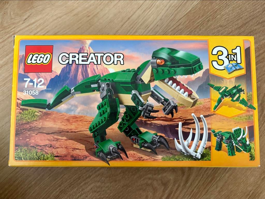 Lego Creator Dinosaurus 31058 - 3-in-1 set, Kinderen en Baby's, Speelgoed | Duplo en Lego, Lego, Ophalen of Verzenden, Zo goed als nieuw