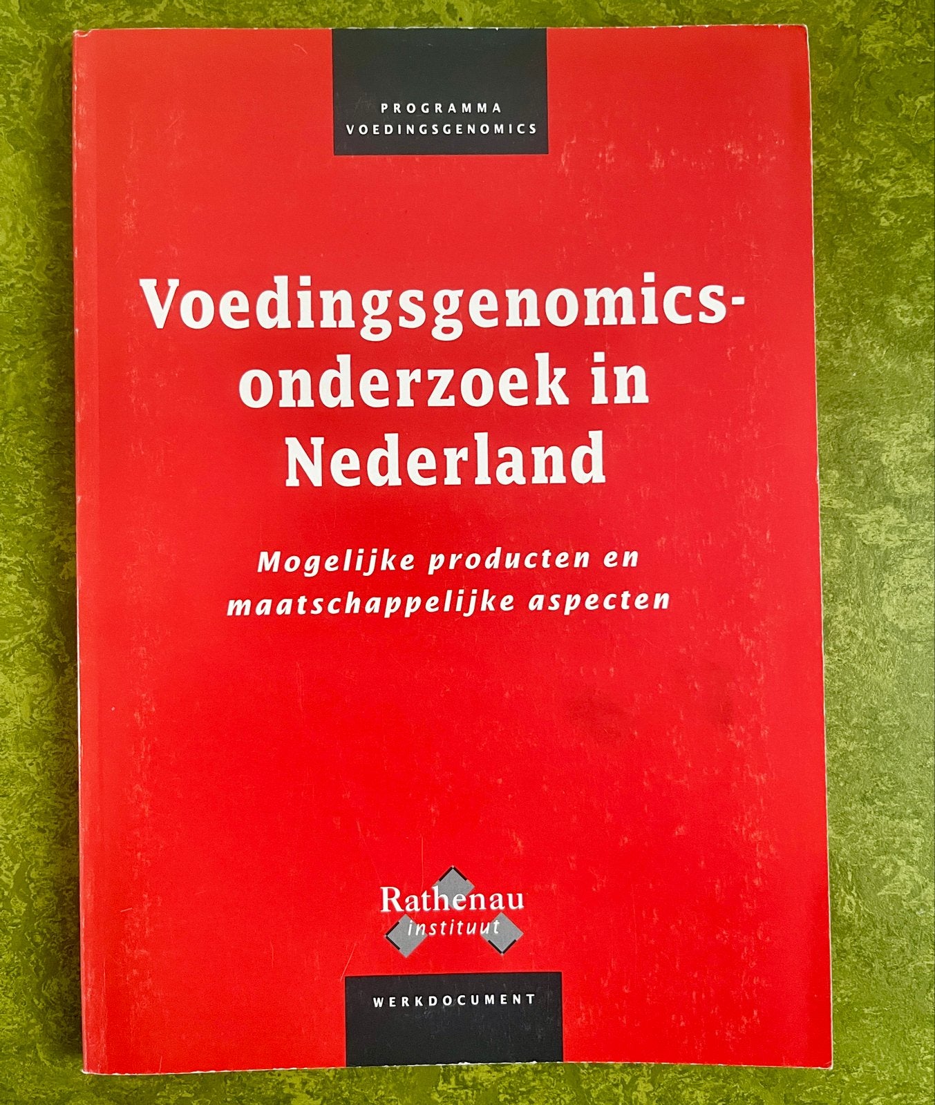 Voedingsgenomics-onderzoek in Nederland, Ophalen of Verzenden, Nieuw, Natuurwetenschap