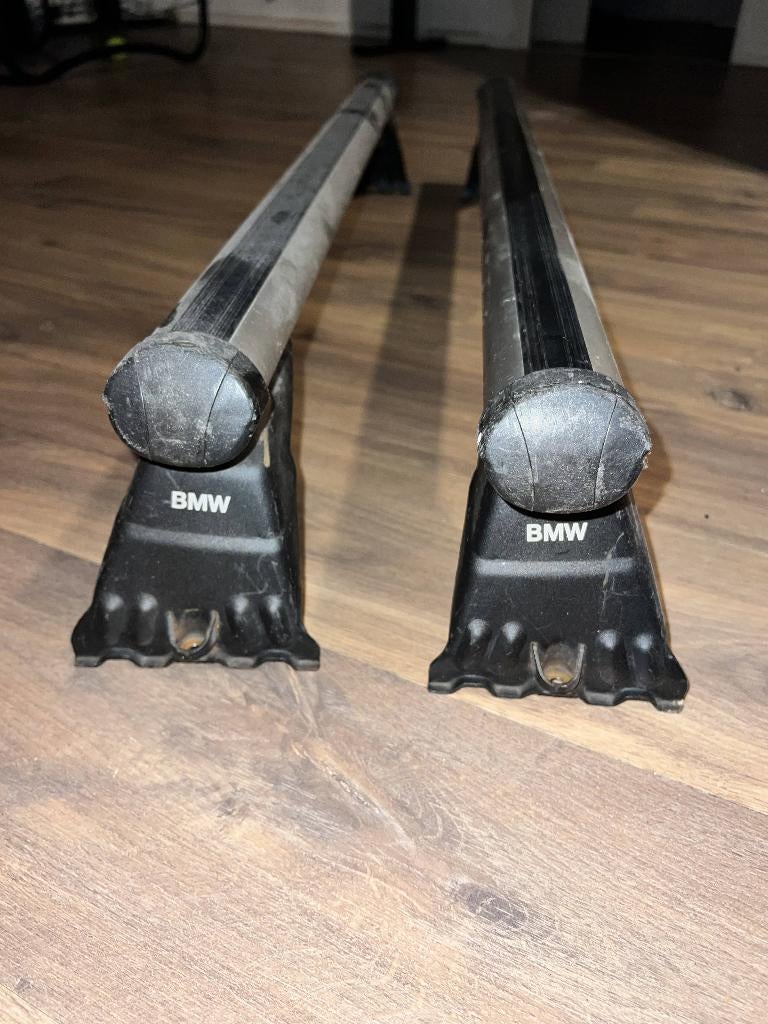 BMW 3 Serie E46 Dakdragers Origineel OEM – Compleet Set, Auto diversen, Dakdragers, Ophalen of Verzenden, Zo goed als nieuw