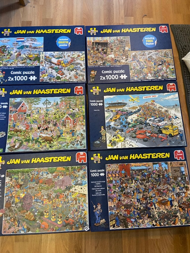 Puzzels, Ophalen, 500 t/m 1500 stukjes, Zo goed als nieuw, Legpuzzel