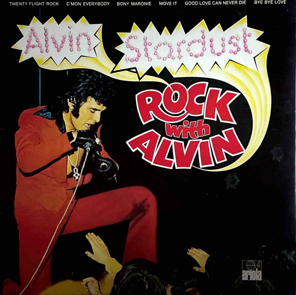 Alvin Stardust - Rock With Alvin - Ariola / Duitsland, LP, Gebruikt, Ophalen of Verzenden, 12 inch