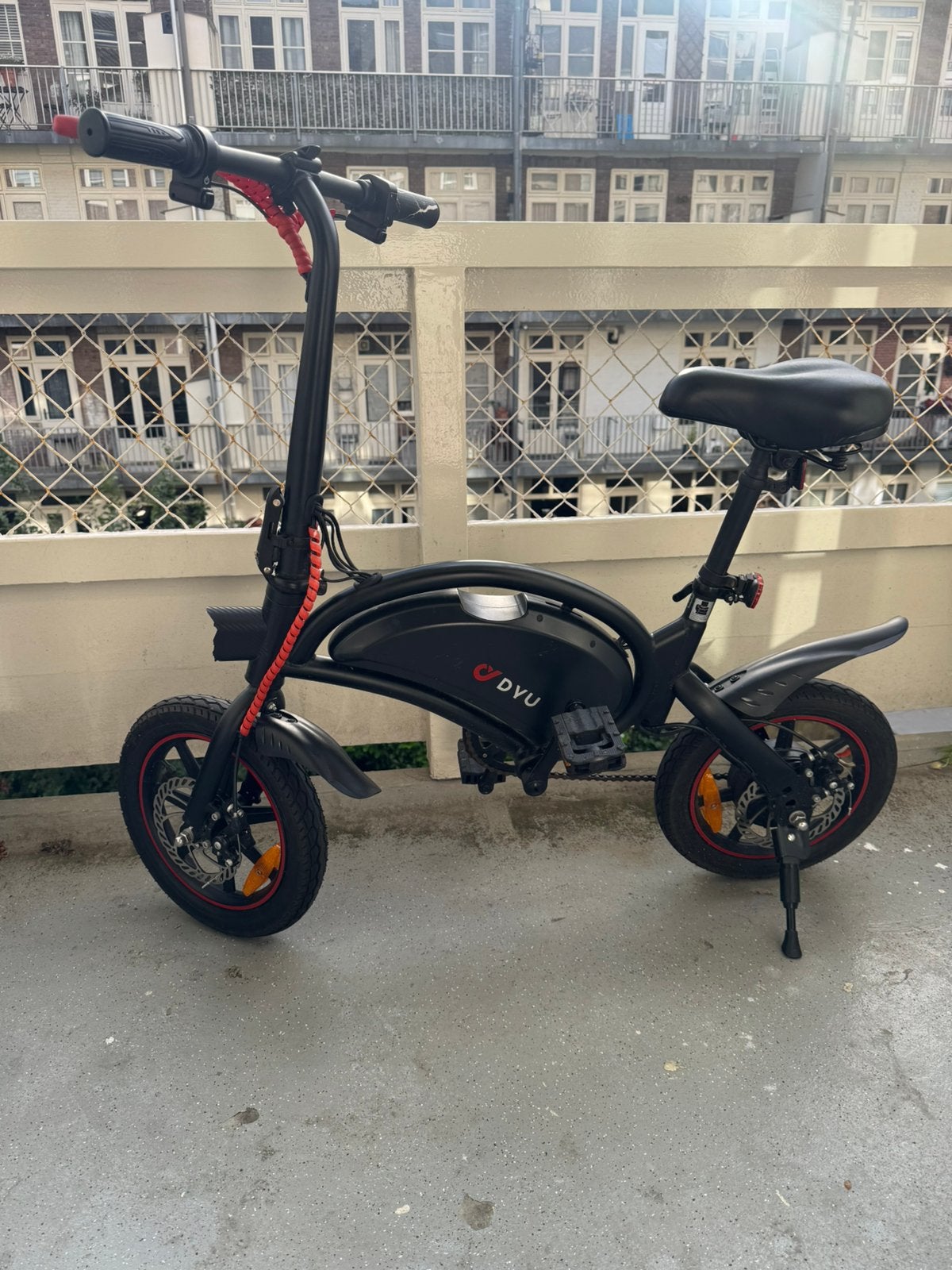 Dyu D3f mini e-bike met pedaalondersteuning, Zo goed als nieuw, Minder dan 47 cm, 30 tot 50 km per accu, Ophalen