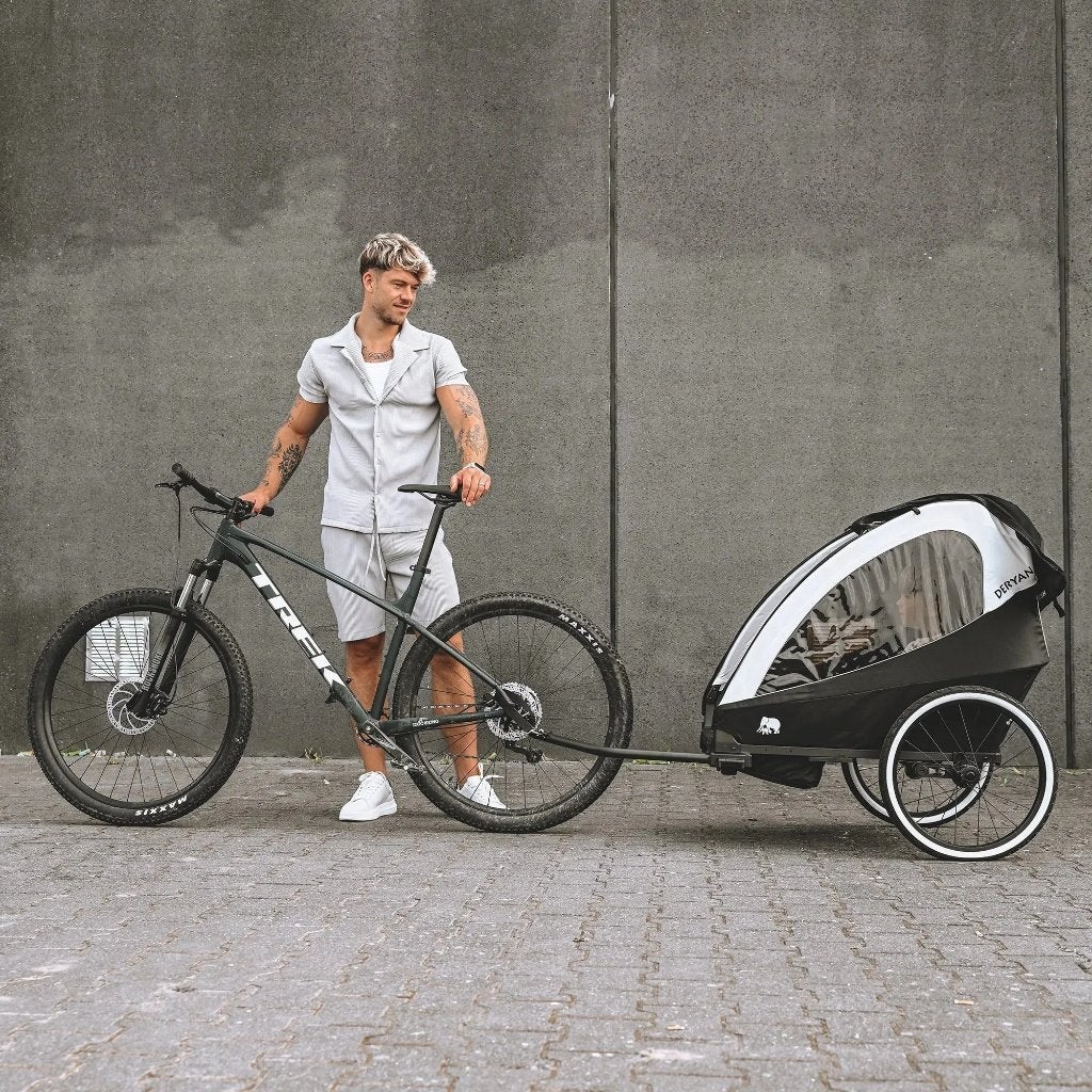 Deryan Fietskar - Kinderfietskar 2 Persoons - Wandelwagen, Fietsen en Brommers, Fietsaccessoires | Aanhangers en Karren, Marithaime 8q