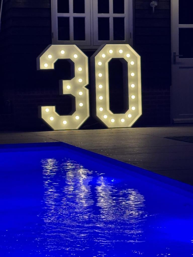 Lichtcijfers XXL formaat, Ophalen of Verzenden, Nieuw, Verjaardag