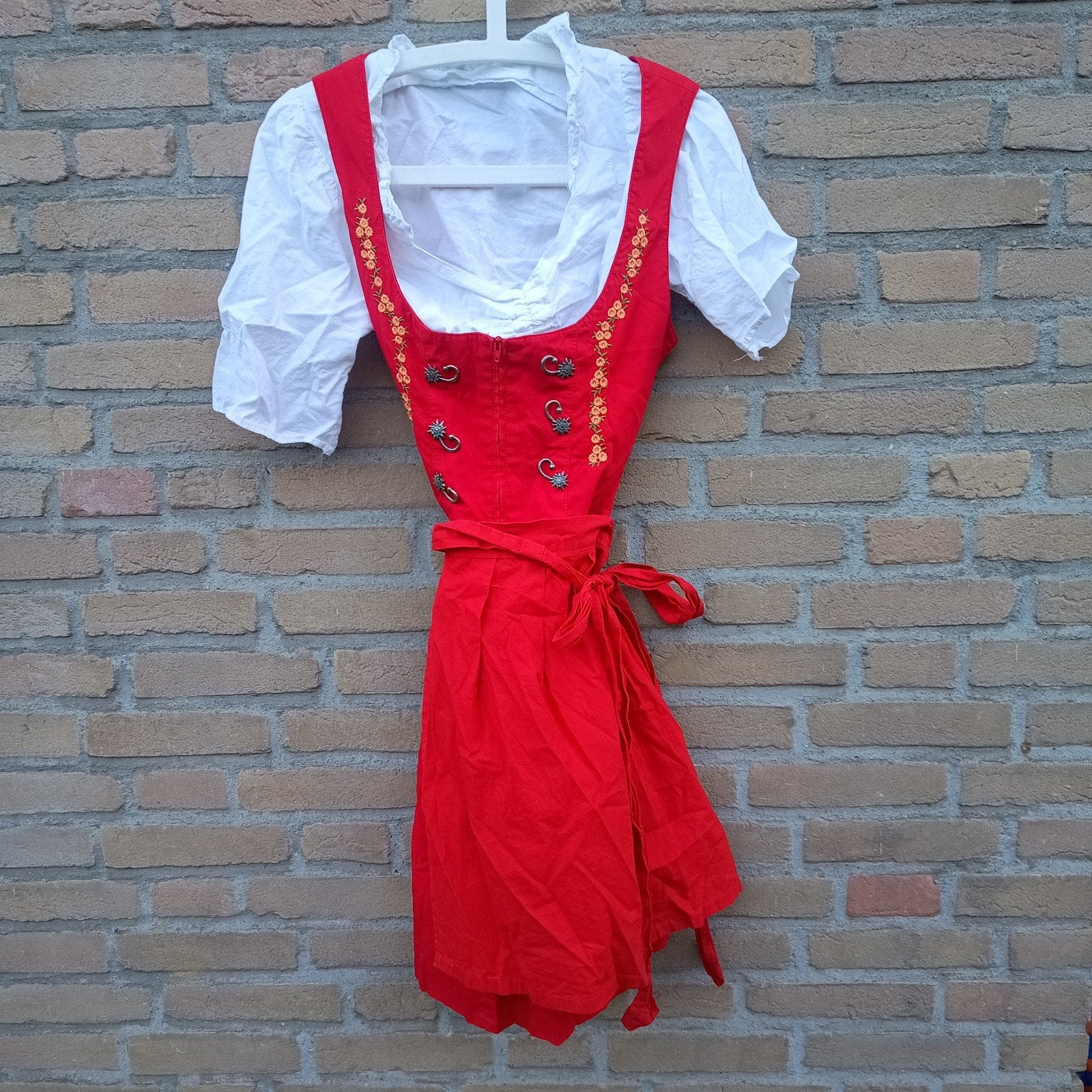 Dirndl set maat 36 katoen jurk blouse en schortje, Kleding | Dames, S Wolperdinger, Ophalen of Verzenden, Kleding, Maat 36 (S)