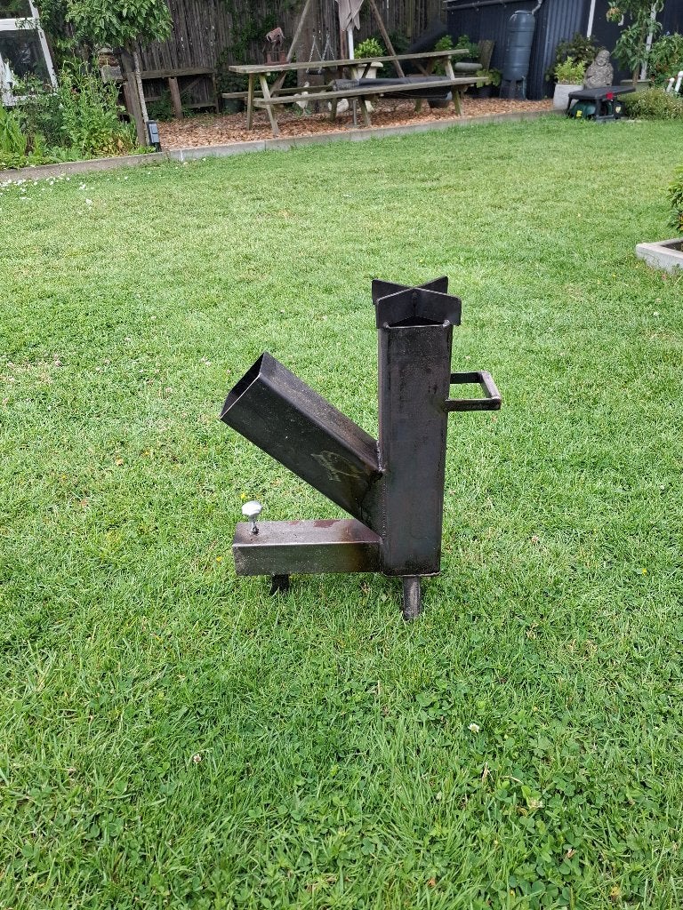 Rocket Stove voor buiten koken, Ophalen of Verzenden, Zo goed als nieuw