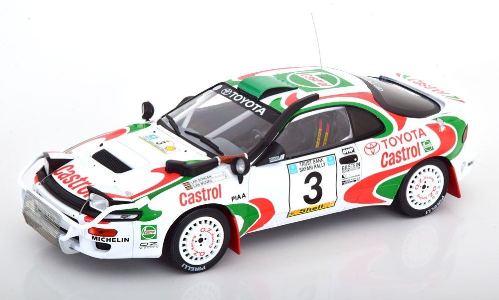 1:18 Toyota Celica Turbo 4WD (ST185) No.3- Safari Rally 1993, Overige merken, Ixo, Auto, .