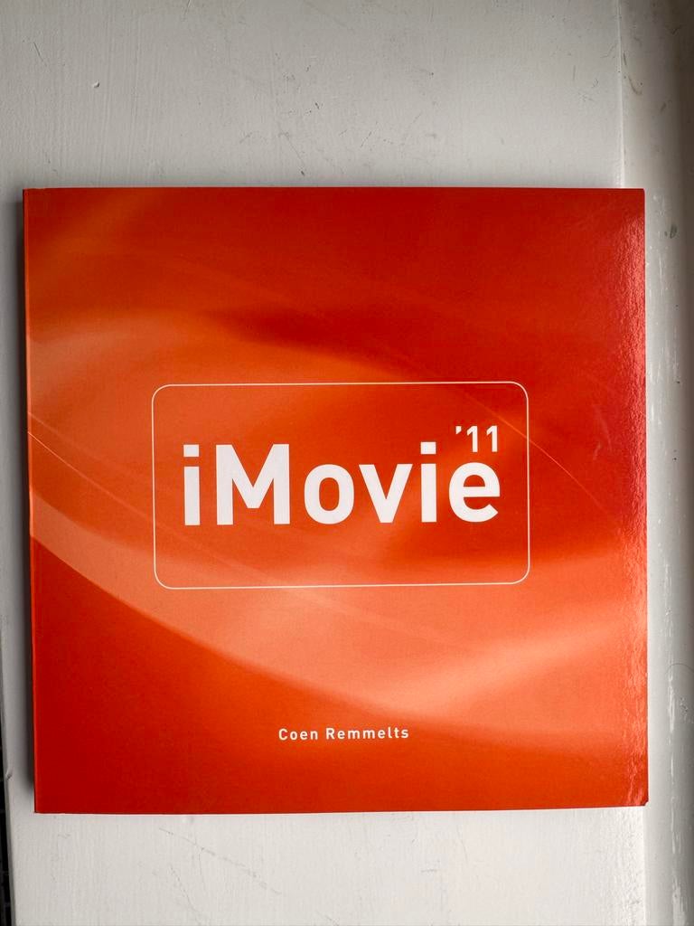 iMovie '11 Boek - Coen Remmelts, Boeken, Film, Tv en Media, Ophalen, Zo goed als nieuw, Media