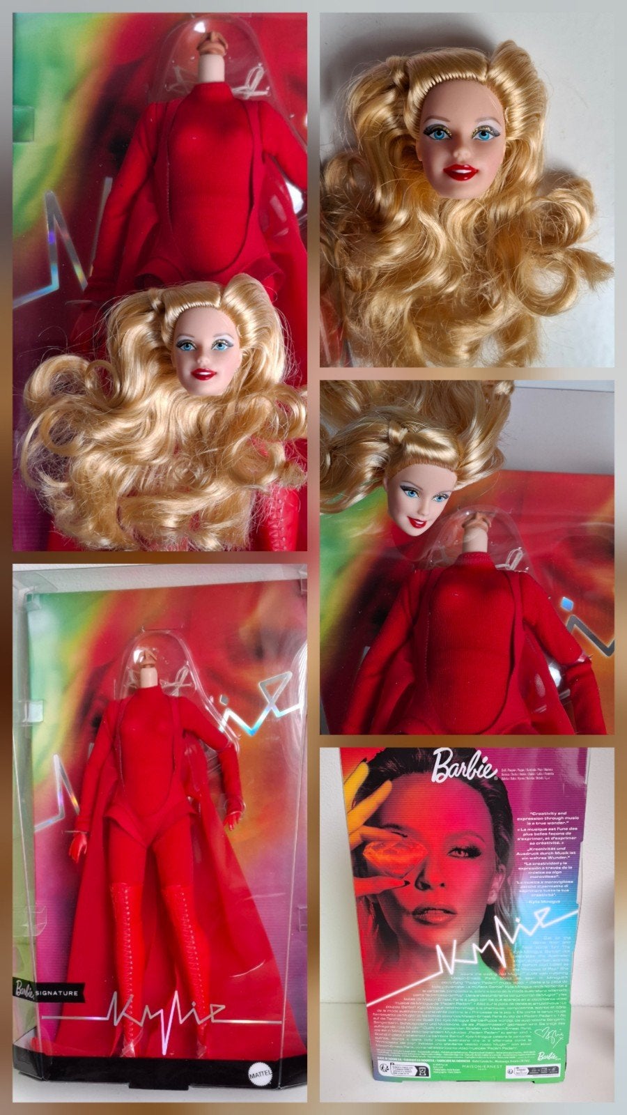 Barbie Kylie Minogue body en outfit., Ophalen of Verzenden, Nieuw, Pop