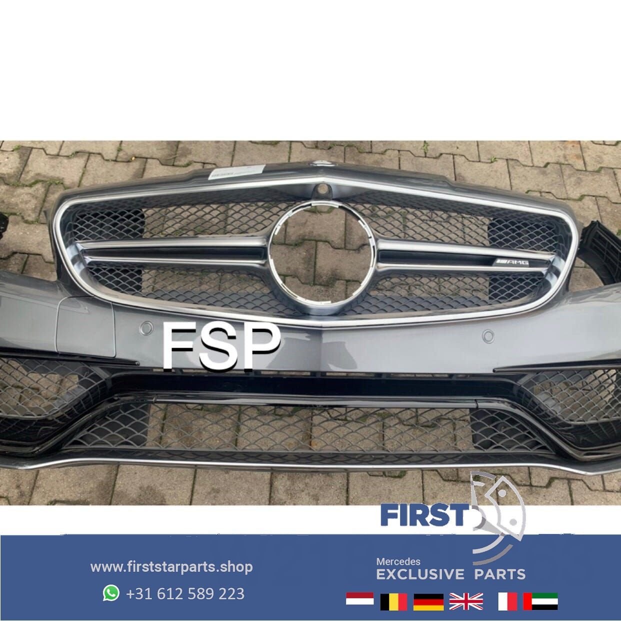 W218 X218 FACELIFT CLS63 AMG VOORBUMPER COMPLEET ORIGINEEL C, Gebruikt, -, Voor, Ophalen of Verzenden