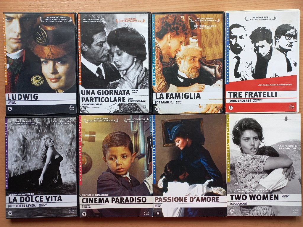 8 Italiaanse meesterwerken 1 koop, Vanaf 16 jaar, Verzenden, Zo goed als nieuw, Italië