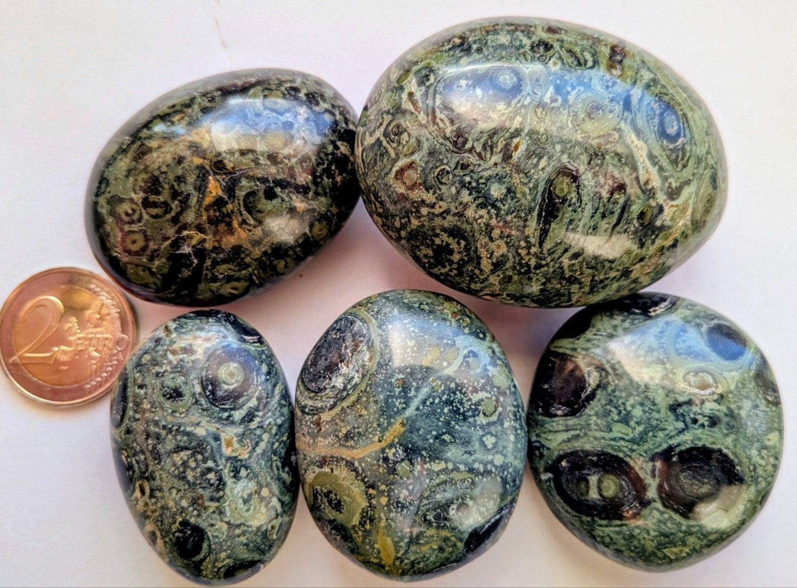 5 Eldariet Kabamba Jaspis, Sieraden, Tassen en Uiterlijk, Edelstenen, Verzenden, Nieuw