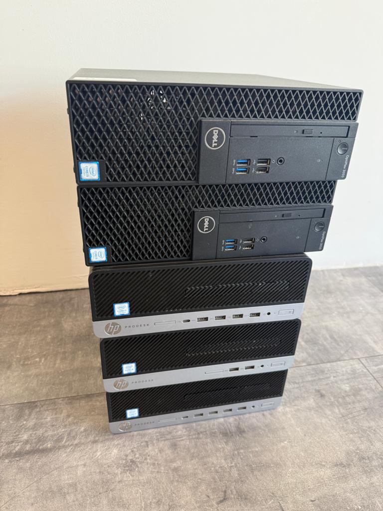 5x SFF HP en Dell desktop computers i5 met windows 11, Computers en Software, Desktop Pc's, Ophalen of Verzenden, Zo goed als nieuw