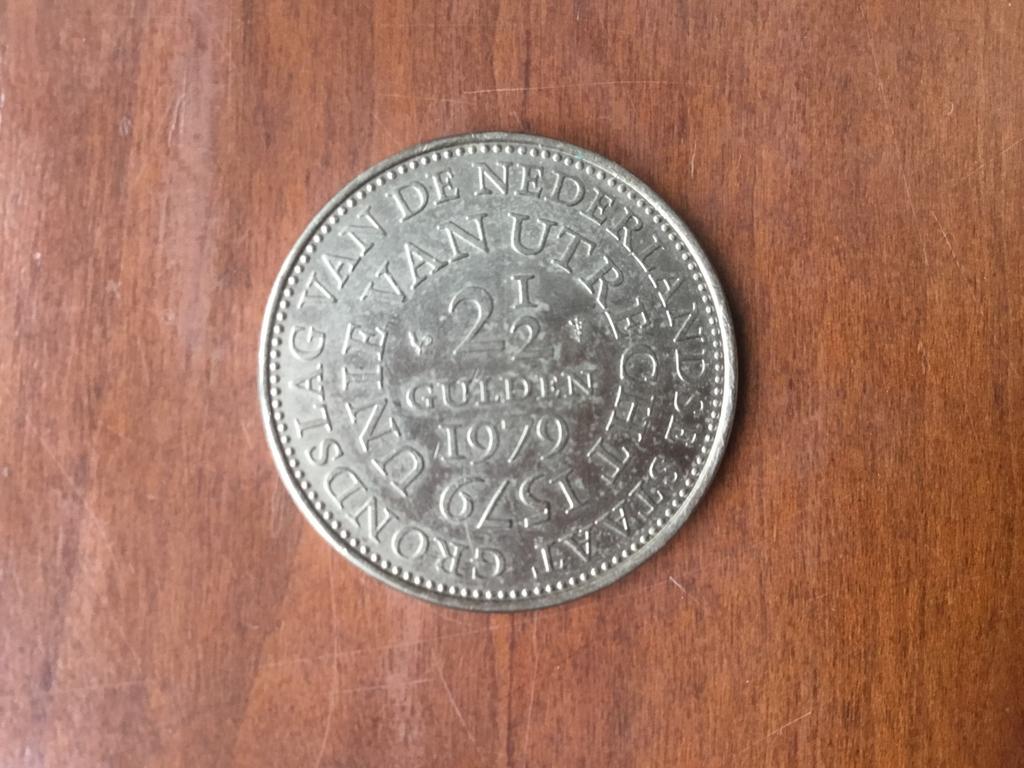 Rijksdaalder Unie van Utrecht 1979, Ophalen of Verzenden, Koningin Juliana, 2½ gulden