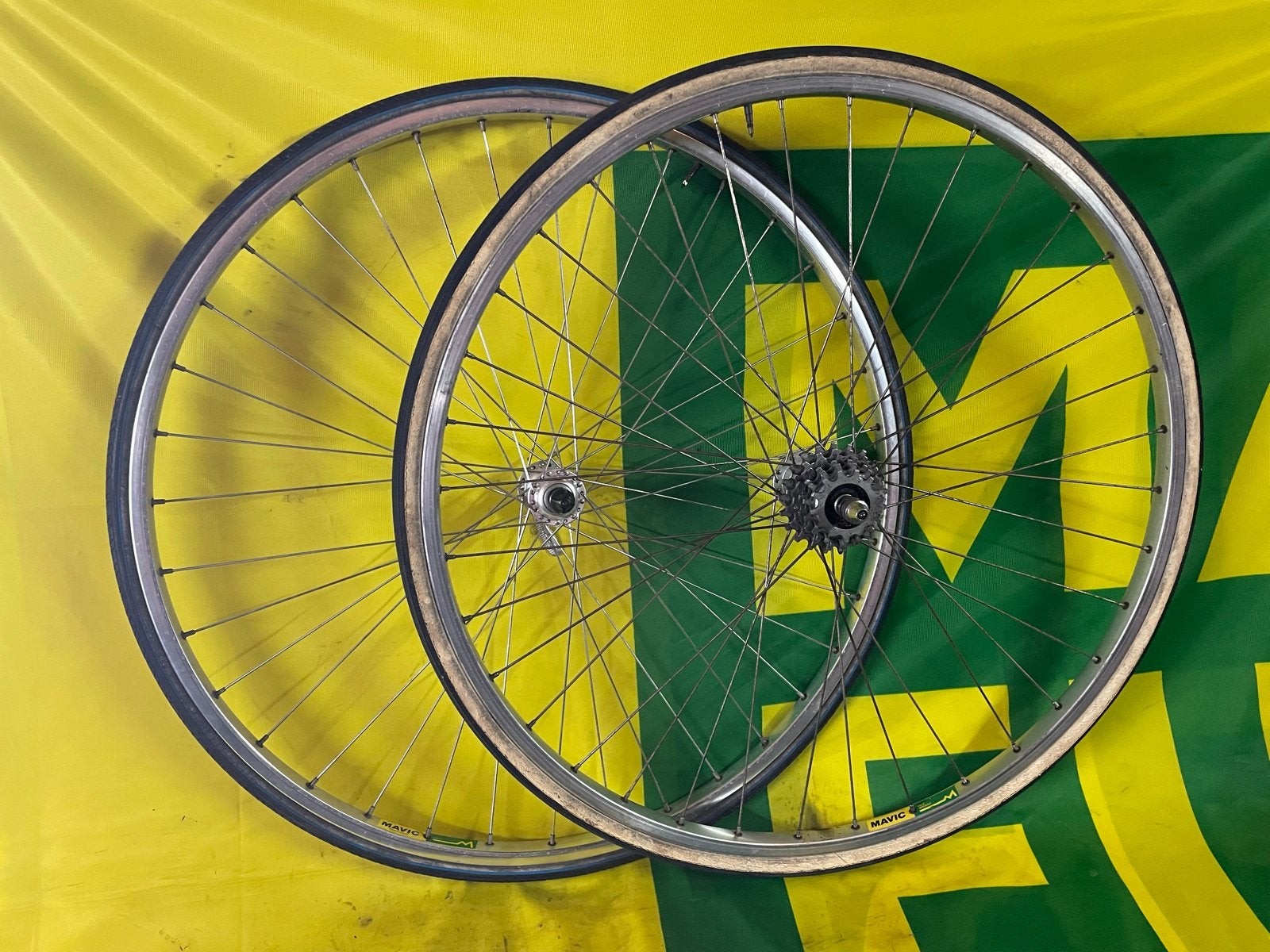 Mavic MA2 Argent Racefiets Wielen set 6sp, Verzenden, Gebruikt, Overige typen