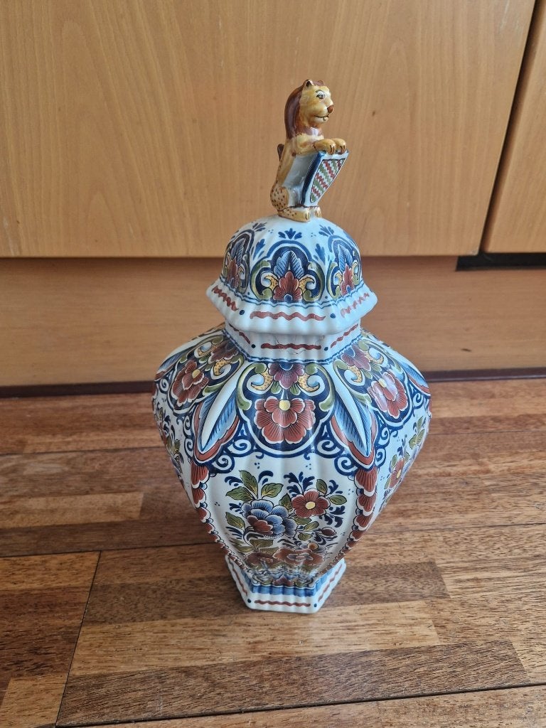 Potterie Oud Delft - grote vaas, Antiek en Kunst, Antiek | Keramiek en Aardewerk, Ophalen