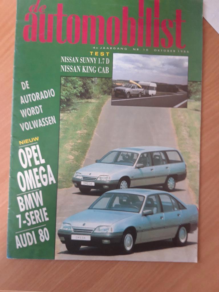 Automobilist 10-1986 Nissan King Cab en Sunny 1.7 Diesel, Ophalen of Verzenden, Zo goed als nieuw, Algemeen