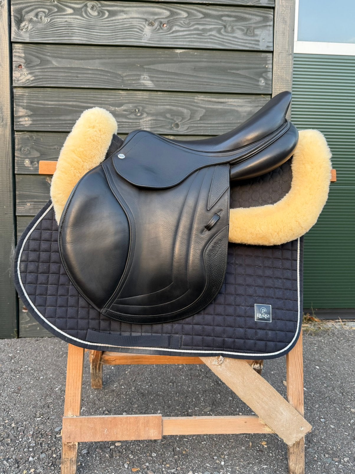 SE02 17,5 inch Optim Cwd zadel., L (17.5 inch), Ophalen of Verzenden, CWD, Springen