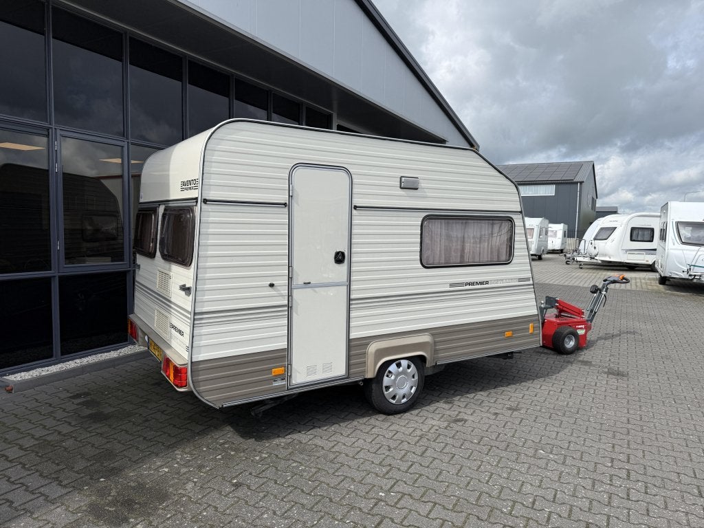 Avento Premier 345 TL Langslaper WC 630KG 1e Eig. Bovag 2025, Caravans en Kamperen, Lengtebed, Bedrijf, Treinzit, 500 - 750 kg