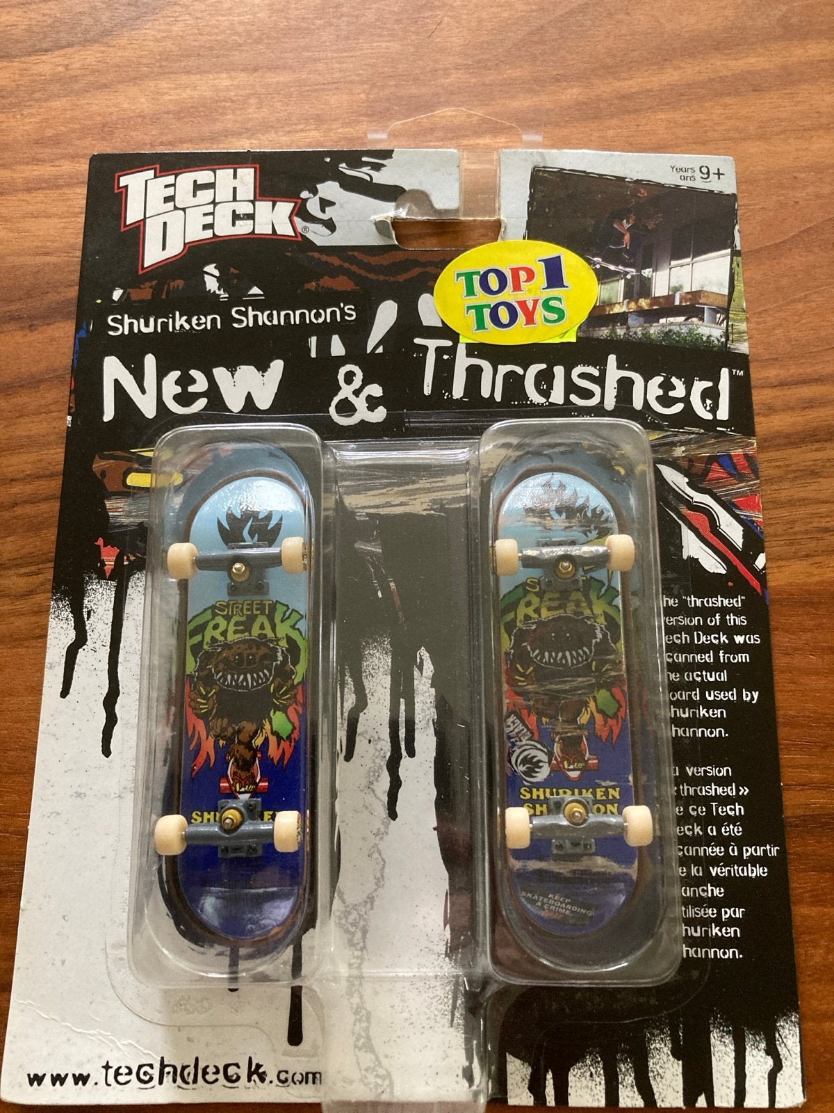 Nieuwe Tech Deck Shuriken Shannon's New & Thrashed, Ophalen of Verzenden, Nieuw, Jongen of Meisje