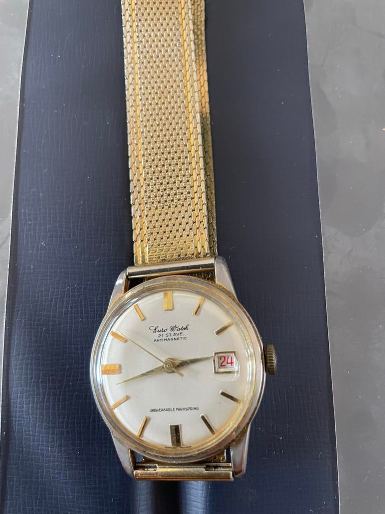 Zwitsers Kinetisch Herenhorloge uit 1980 - Loopt nog, Sieraden, Tassen en Uiterlijk, Horloges | Antiek, Ophalen of Verzenden, Staal