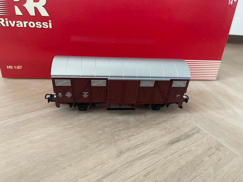 Rivarossi HR 6115 NS goederen wagon in ovp, Hobby en Vrije tijd, Modeltreinen | H0, Gelijkstroom, Wagon, Ophalen of Verzenden