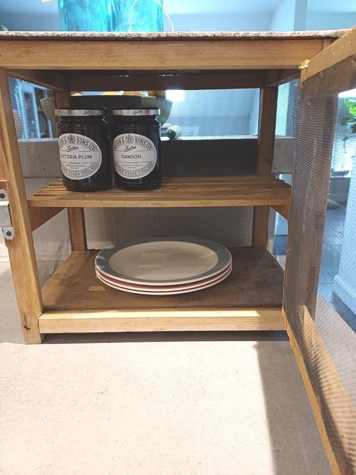 Brocant Kaas/Vliegenkastje....🧀🌭🍞., Antiek en Kunst, Ophalen of Verzenden