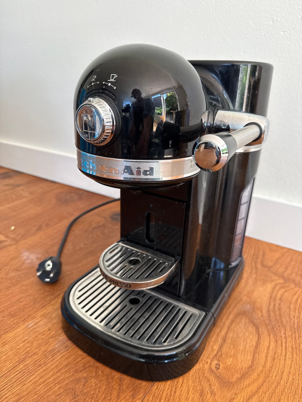 KitchenAid Artisan Nespresso zwart LEKT, Espresso apparaat, Ophalen of Verzenden, 1 kopje, Niet werkend