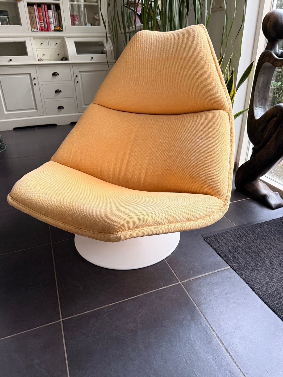 Artifort F510 Geoffrey Harcourt Originele stof wol topstaat, Huis en Inrichting, Ophalen, 75 tot 100 cm, Zo goed als nieuw, Stof