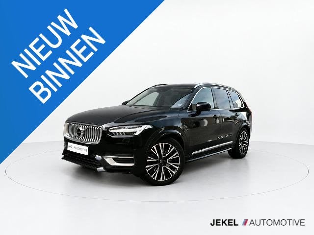 Volvo XC90 2.0 T8 Recharge AWD Inscription Luchtvering, Pano, Auto's, 4 cilinders, 7 stoelen, Zwart, Bedrijf