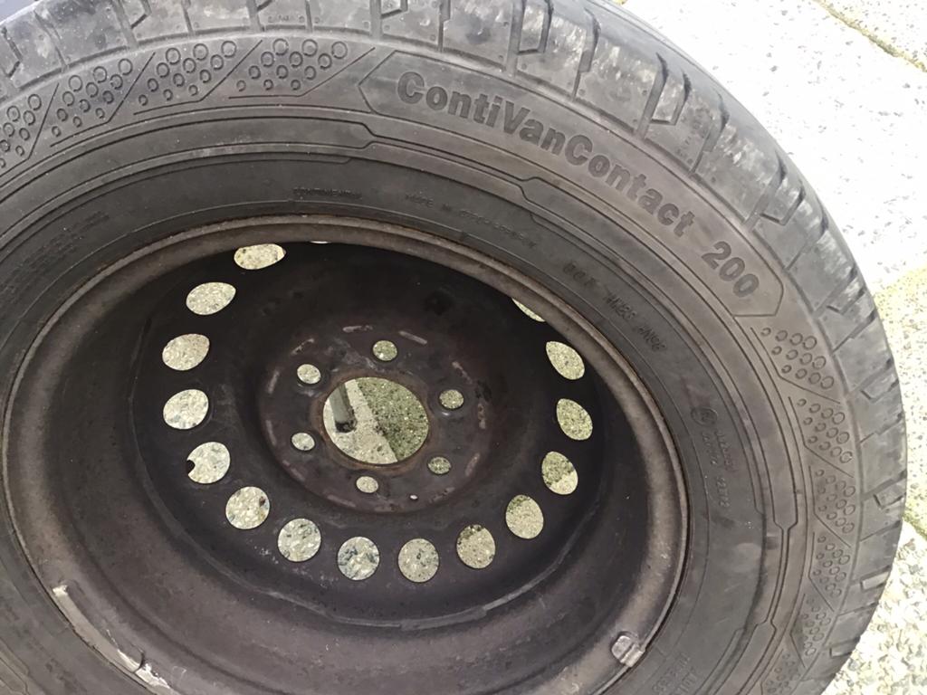 4 banden 205/75R16, Ophalen of Verzenden, Gebruikt