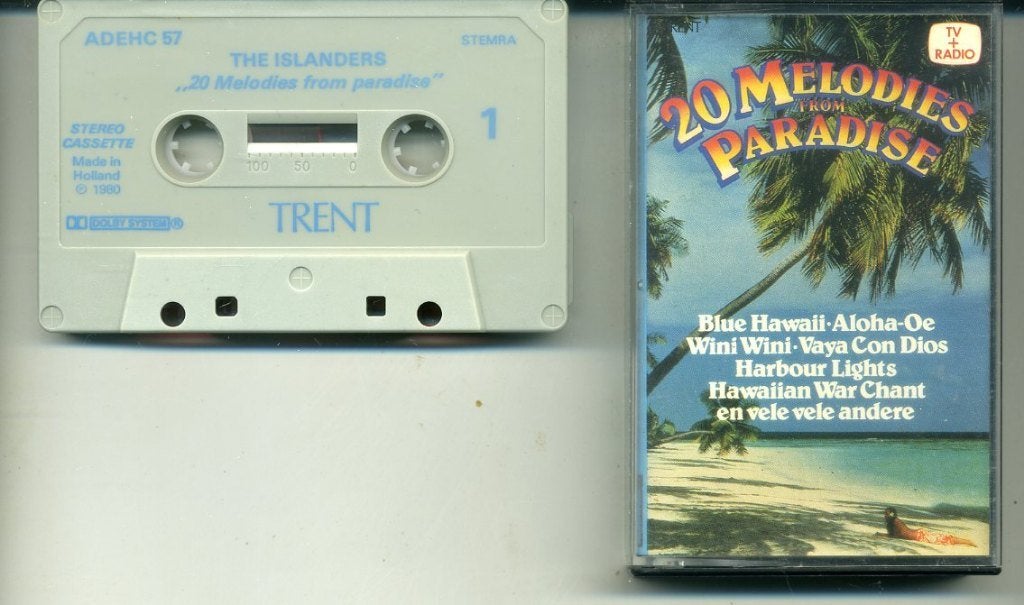The Islanders – 20 Melodies From Paradise cassette 1980 ZGAN, Wereldmuziek, 1 bandje, Ophalen of Verzenden, Zo goed als nieuw