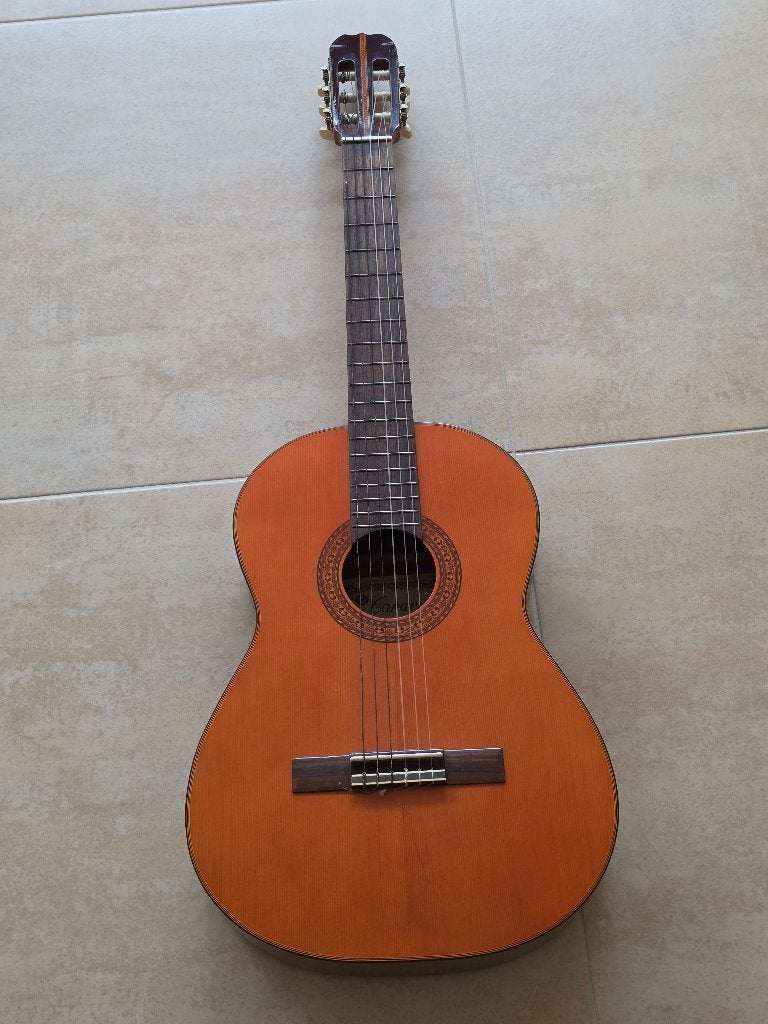 Klassieke gitaar met hoes, Ophalen of Verzenden, Gebruikt, Klassieke of Spaanse gitaar, Met koffer