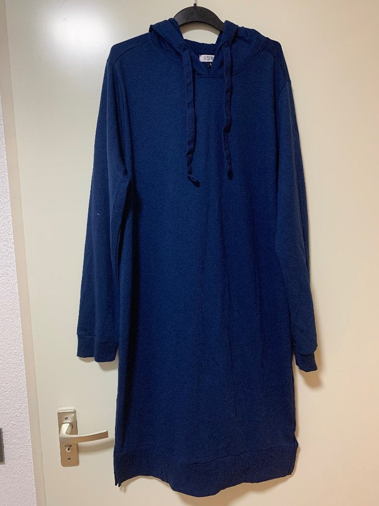 Lange blauwe jurk maat L, Kleding | Dames, Blauw, Maat 42/44 (L), Nieuw, Ophalen of Verzenden