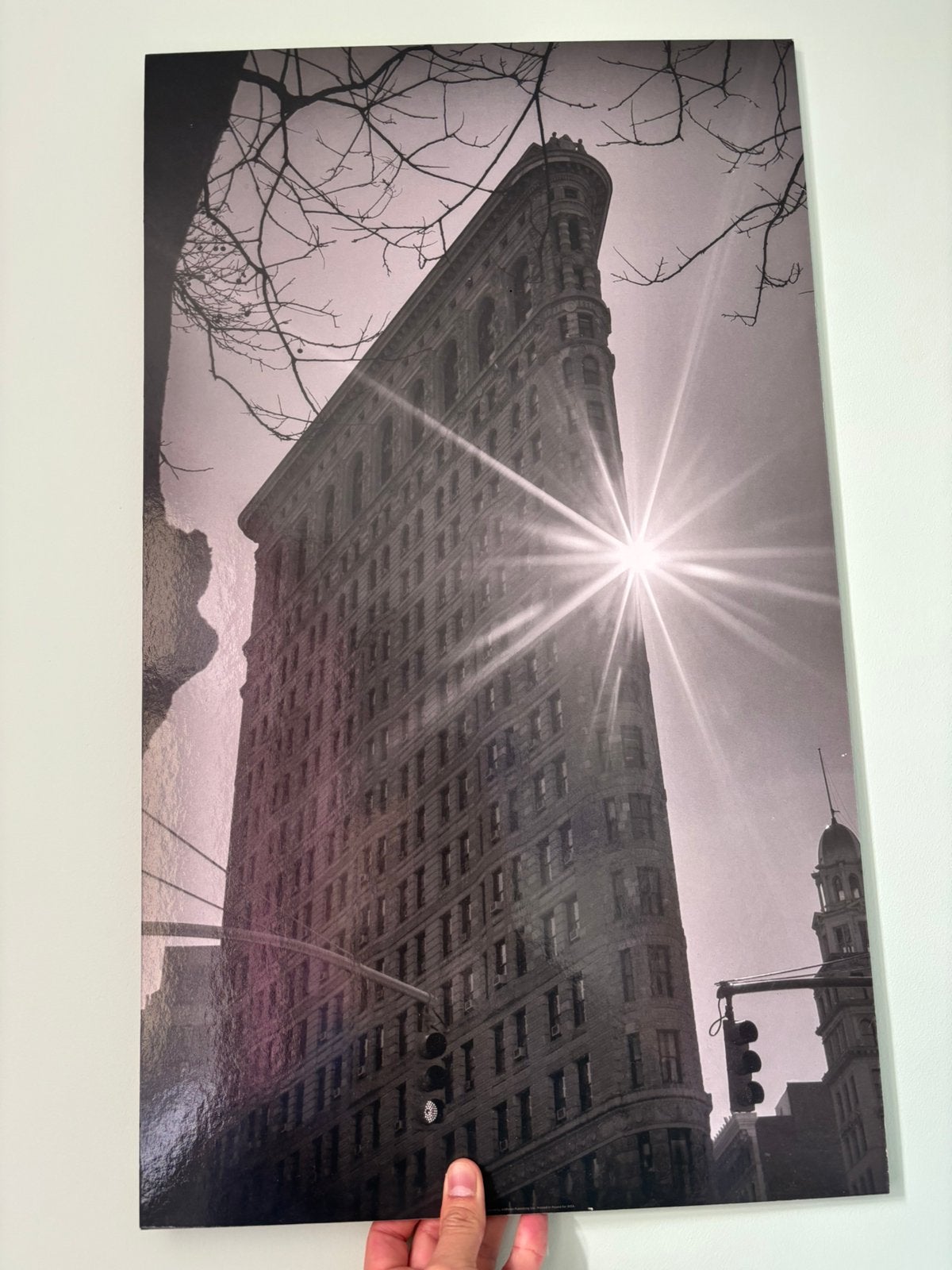 Vintage IKEA GRÖNBY Flatiron Building New York wandpaneel, Ophalen, 50 – 75, Minder dan 50 cm, Zo goed als nieuw