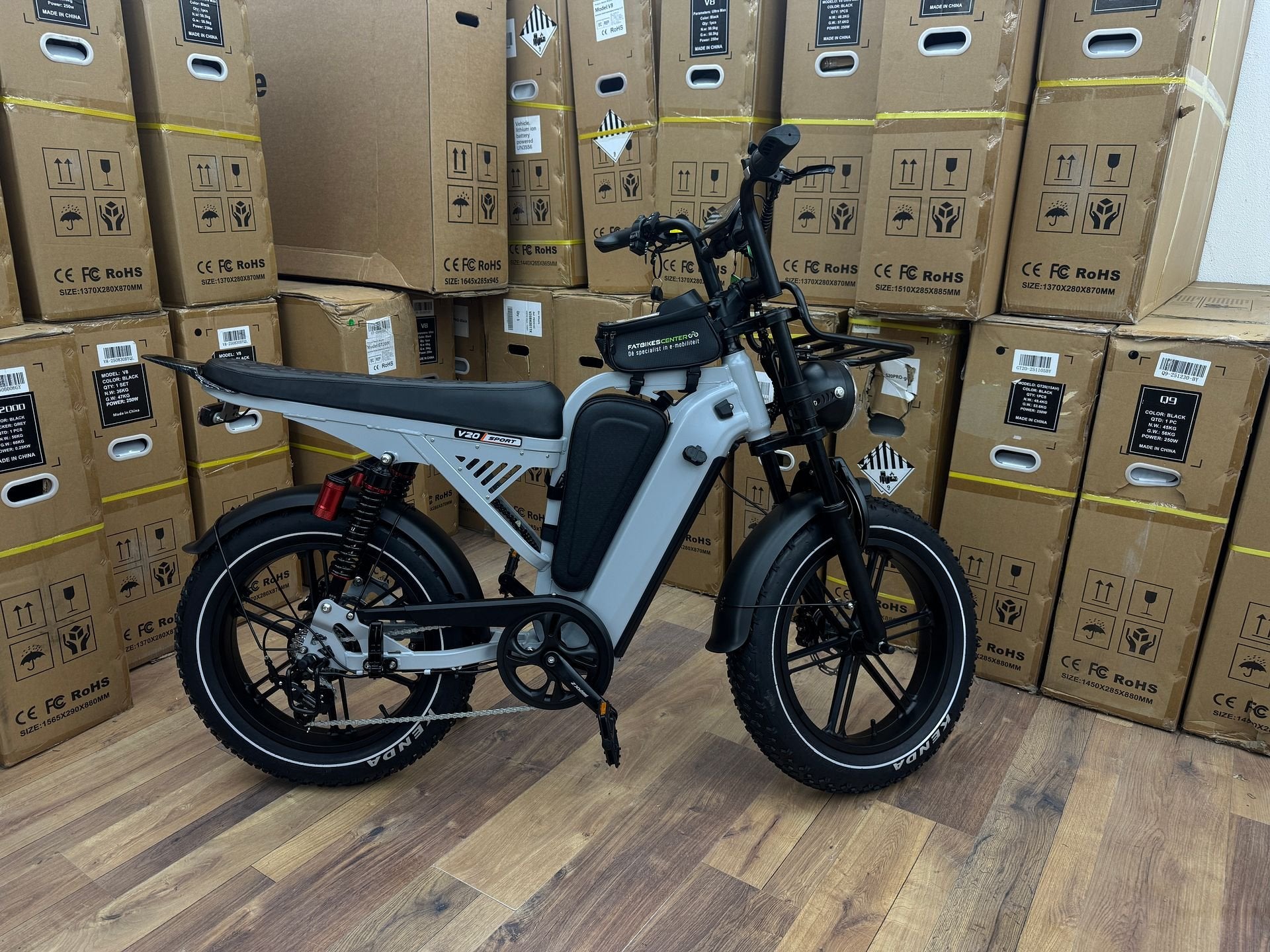 Fatbike V20 Pro Sport 2027 Legaal QMWheel 18AH Accu 3 Kleure, Overige merken, -, -, Nieuw