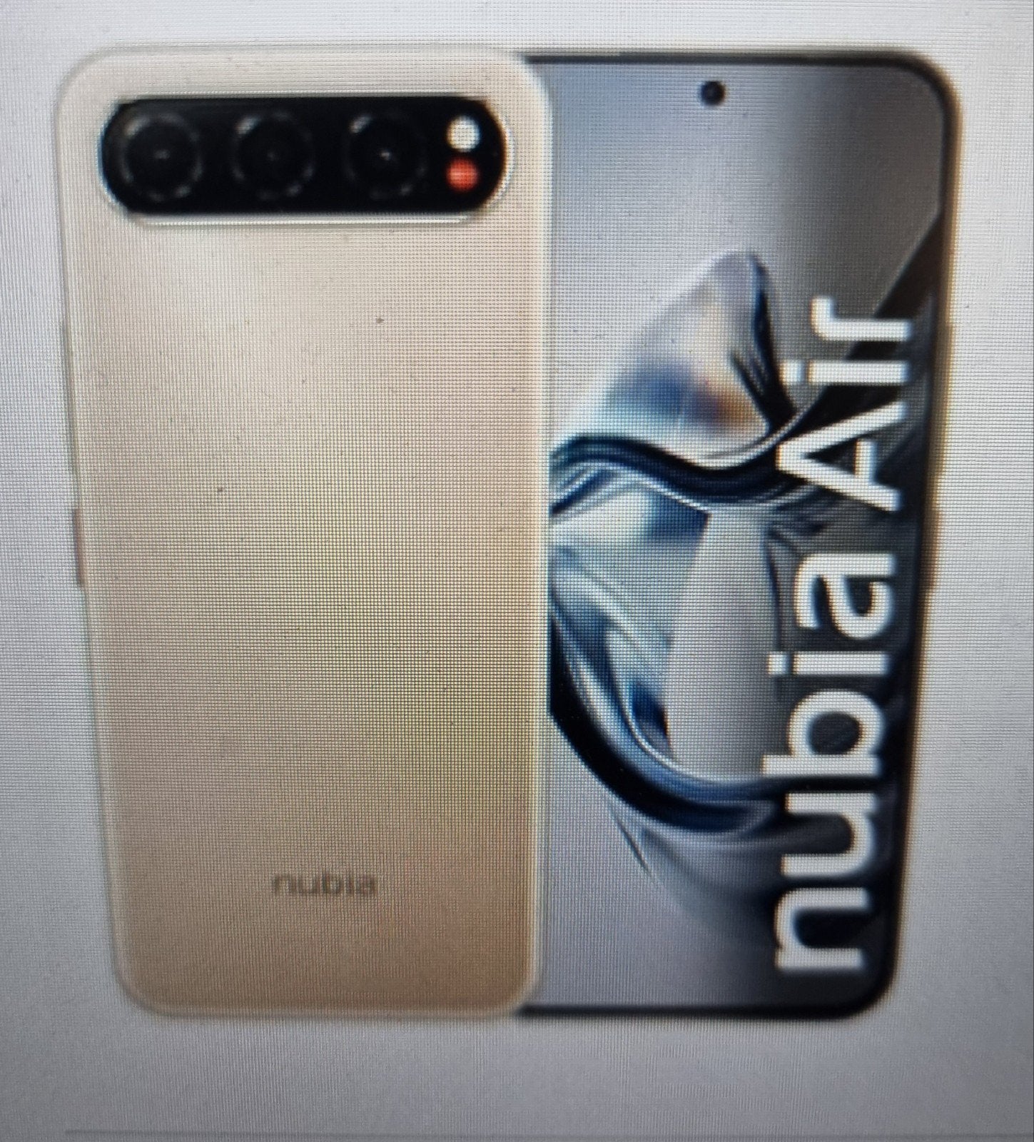 Smartphone ZTE Nubia Air oro.Inclusief flipcase., Ophalen, Nieuw, 6 megapixel of meer, Overige modellen