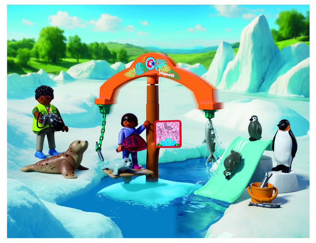 PLAYMOBIL 72073 Dierentuin; IJsexpeditie 36 delig, Ophalen of Verzenden, Nieuw, Complete set
